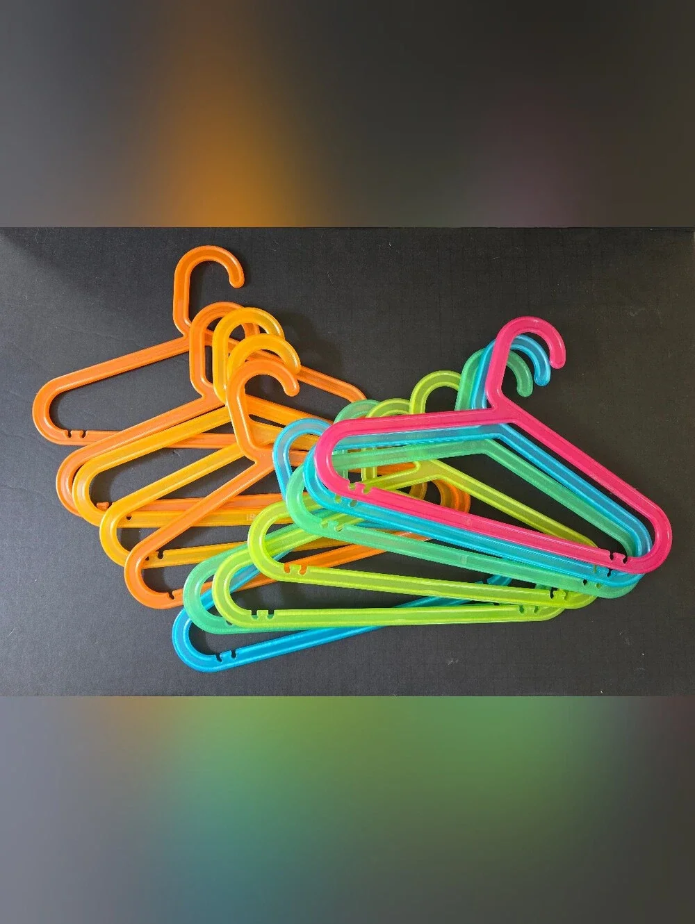 IKEA Kids Multicolored Plastic Hangers QTY 12